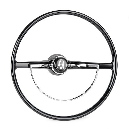  Flat 4 steering wheel in black for Volkswagen Beetle & Karmann-Ghia 73-> - VB00016 