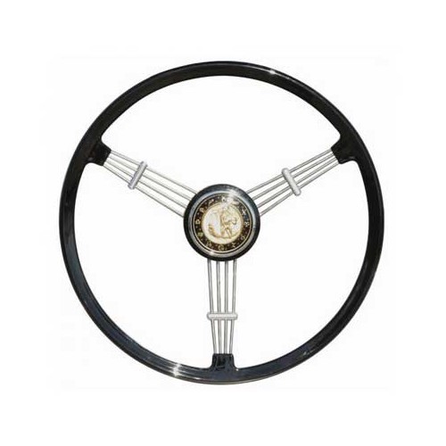  Flat4 black "Banjo" steering wheel for Volkswagen Beetle - VB00402 