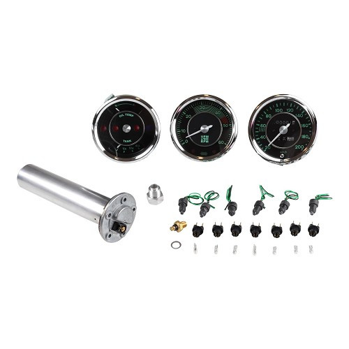     
                
                
    Kit de instrumentos, indicadores y sensores para Porsche 356 réplica - VB10003
