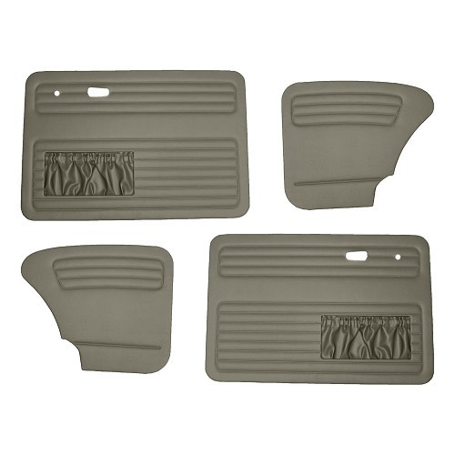     
                
                
    Conjunto de 4 painéis de porta TMI Mouse Cinza para Volkswagen Beetle Sedan 67 -&gt;77 - VB10112916
