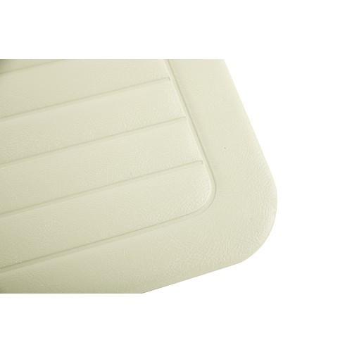 Set of 4 TMI door panels without pocket in smooth light grey vinyl for Cox Sedan 67 ->77 - VB10124