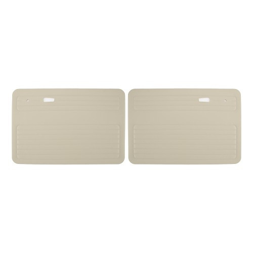     
                
                
    Conjunto de 2 painéis de porta TMI sem bolso em vinil cinzento claro liso para Volkswagen Cox Sedan 67 -&gt;77 - VB10225
