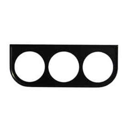  Support Noir sous tableau de bord pour cadrans 3 x 52 mm - VB10304-1 