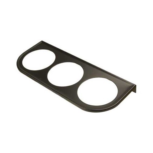  Soporte negro bajo salpicadero para discos 3 x 52 mm - VB10304 