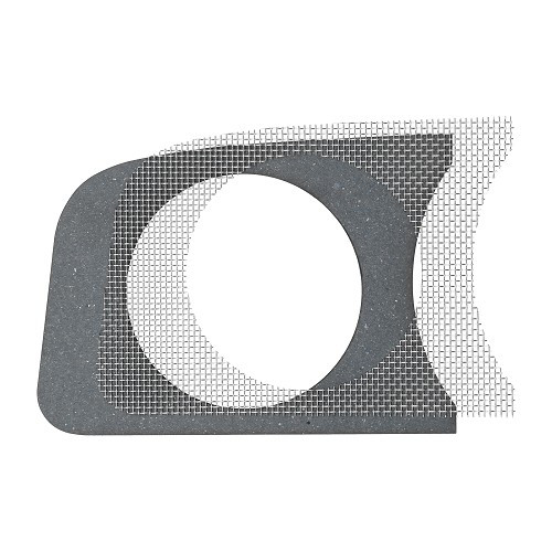 Left grille insulation 80 mm pressure gauge support for VOLKSWAGEN Beetle (08/1957-) - VB10809