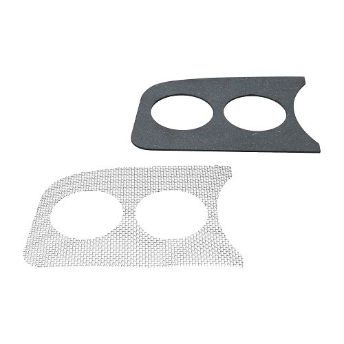 Gitterisolierung links Manometerhalter 2 x 52 mm für VOLKSWAGEN Käfer (08/1957-) - VB10823