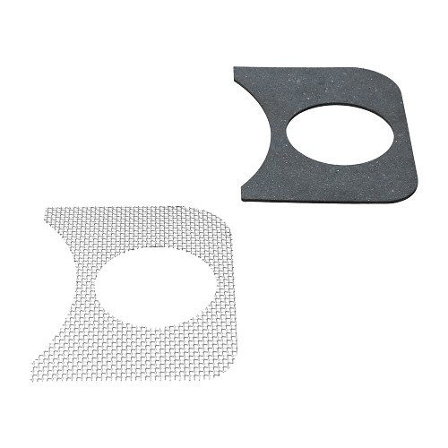 Isolamento griglia dritta per supporto manometro 1 x 52 mm per VOLKSWAGEN Maggiolino (08/1957-) - VB10825