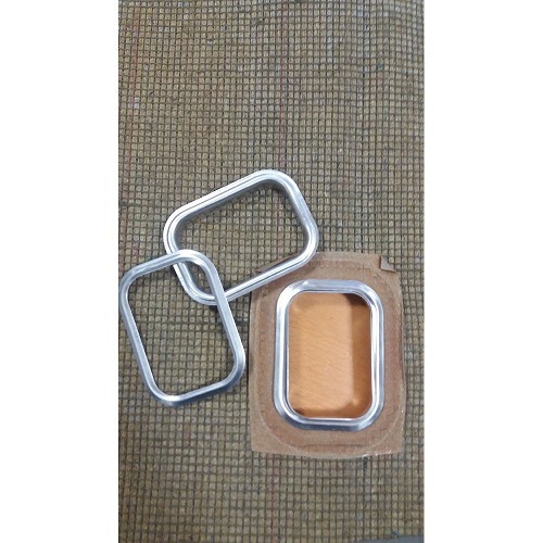 Chrome-plated mouldings for heating outlets on carpet for Volkswagen Beetle 1956 -> 1960 - VB13343