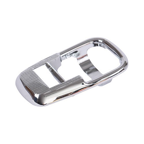 1 chrome-plated profiles for door aperture interior strike with lock for Volkswagen Beetle & Camper 69-> - VB20415