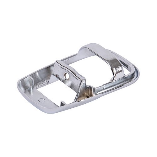 1 chrome-plated profiles for door aperture interior strike with lock for Volkswagen Beetle & Camper 69-> - VB20415