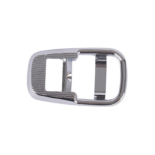  1 chrome-plated profiles for door aperture interior strike with lock for Volkswagen Beetle & Camper 69-> - VB20415 