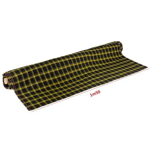  Yellow tartan fabric for Mexico Beetle - VB25706-3 