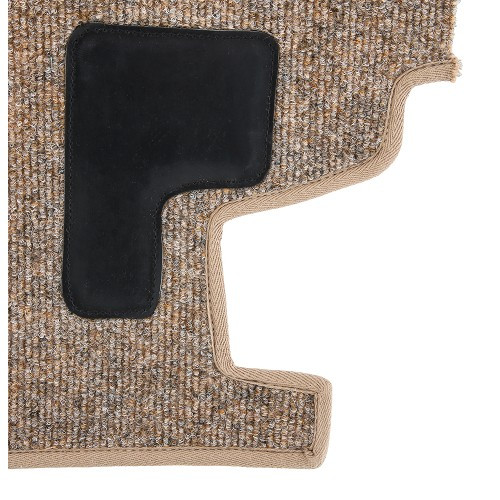 Luxury carpet for Volkswagen Beetle Sedan 73-&gt; - SAND / BEIGE CLOTH - VB25731