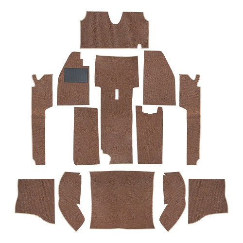     
                
                
    Bark brown full carpet for VW Beetle Sedan (07/1955-07/1964) - VB25802
