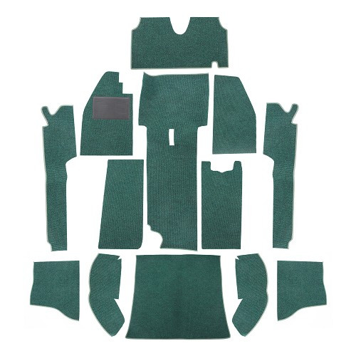     
                
                
    Full green carpet for VW Beetle Sedan (07/1955-07/1964) - VB25804
