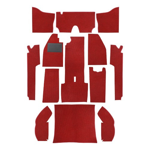     
                
                
    Alfombra roja completa para VW Escarabajo Berlina (07/1955-07/1964) - VB25805
