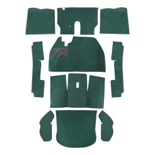     
                
                
    Alfombra verde completa para VW Escarabajo Berlina (08/1964-04/1968) - VB25814
