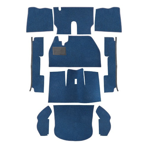     
                
                
    Tappeto blu completo per VW Maggiolino berlina (08/1968-07/1972) - VB25823
