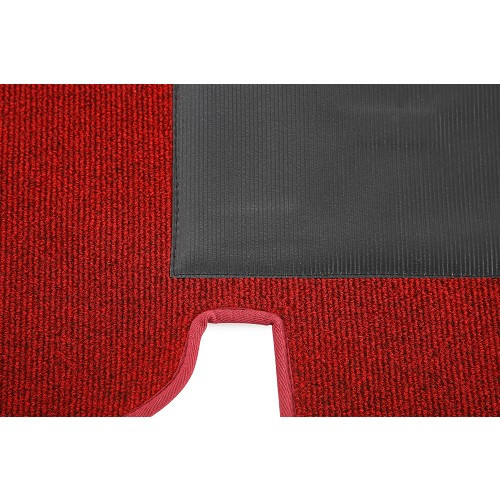 Teppichboden komplett rot für VW Beetle Limousine (08/1968-07/1972) - VB25825