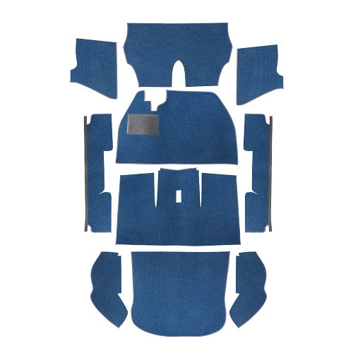     
                
                
    Complete blue carpet for VW Beetle 1302 Sedan (07/1970-07/1972) - VB25833
