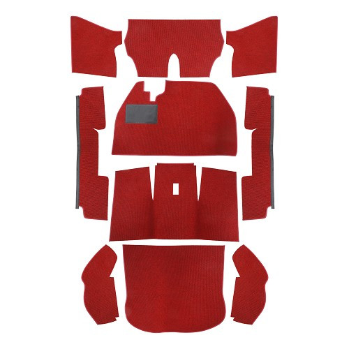     
                
                
    Complete red carpet for VW Beetle 1302 Sedan (07/1970-07/1972) - VB25834
