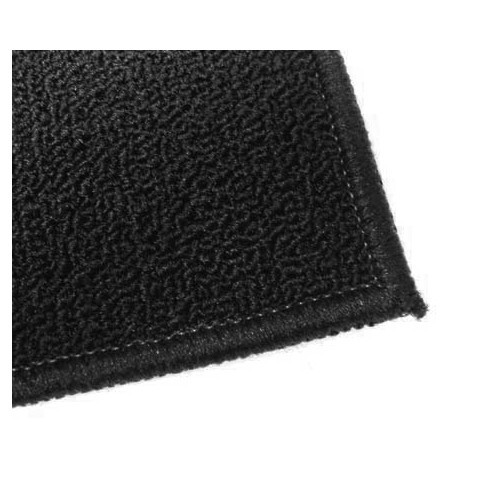 Schwarze Teppiche für Volkswagen Beetle 1302 Limousine (08/1970-07/1972), mit Fußstütze - VB26006UN