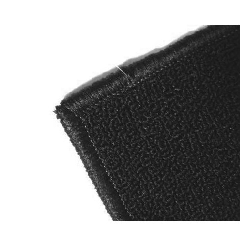 Schwarze Teppiche für VOLKSWAGEN Beetle 1303 Limousine (08/1972-07/1975), mit Fußstütze - VB26008UN