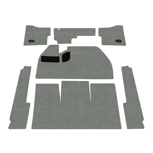     
                
                
    Donkergrijs tapijt voor Volkswagen Kever Saloon (08/1957-07/1968), zonder voetsteunen - VB26009
