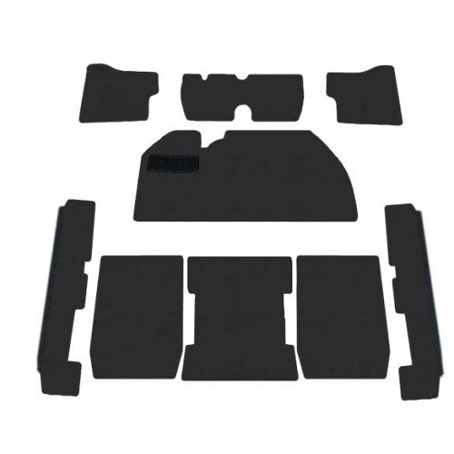     
                
                
    Black carpet for VOLKSWAGEN Beetle 1200 and 1300 Sedan (08/1972-), without footrest - VB26018
