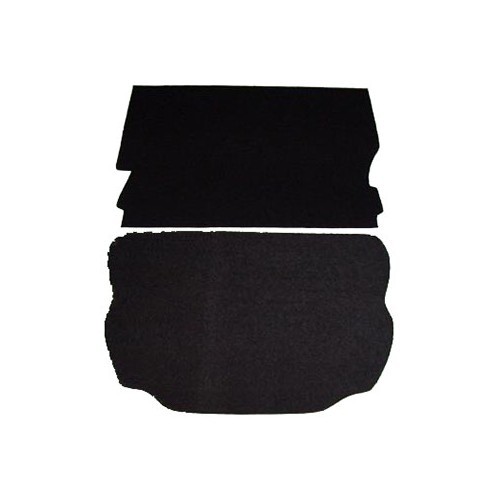  Tapis moquette standard de coffre avant Noir pour Volkswagen Coccinelle 1303 - VB26059 