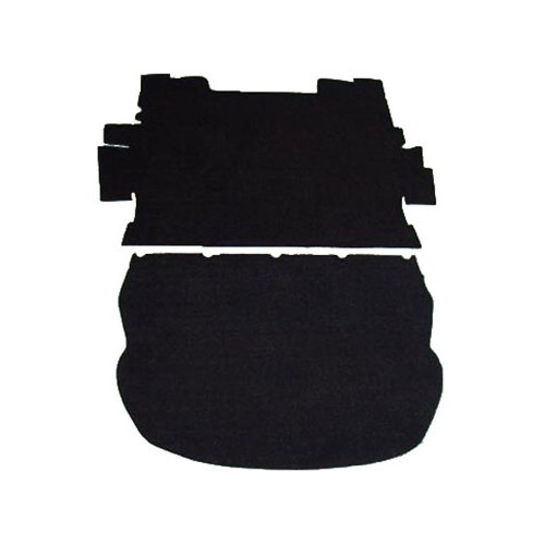  Tapis / moquette standard de coffre avant Noir pour Volkswagen Coccinelle 1302 - VB26061 