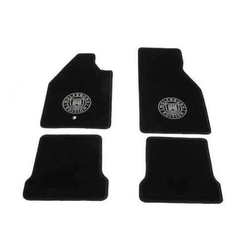     
                
                
    Wolfsburg Edition black carpets for VW Beetle - 4 pieces - VB26102
