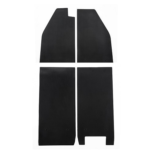     
                
                
    Original black rubber mats for Volkswagen Beetle 55 -&gt;59 - 4 pieces - VB26103
