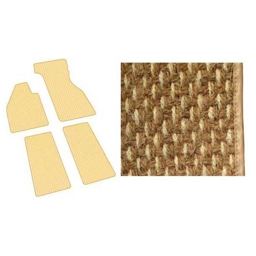  Coco floor mats for Volkswagen Beetle 59 -&gt;72 - 4 pieces - VB26106 