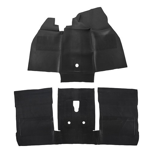     
                
                
    Tapis caoutchouc noir type origine pour Coccinelle 73-> - VB27100
