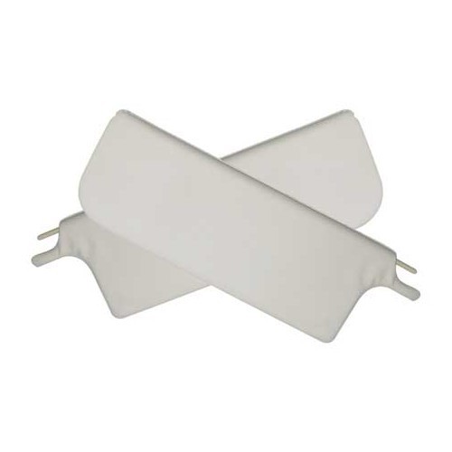     
                
                
    Pare-soleils Blancs pour Volkswagen Coccinelle Cabriolet 65 ->72 - la paire - VB28001W
