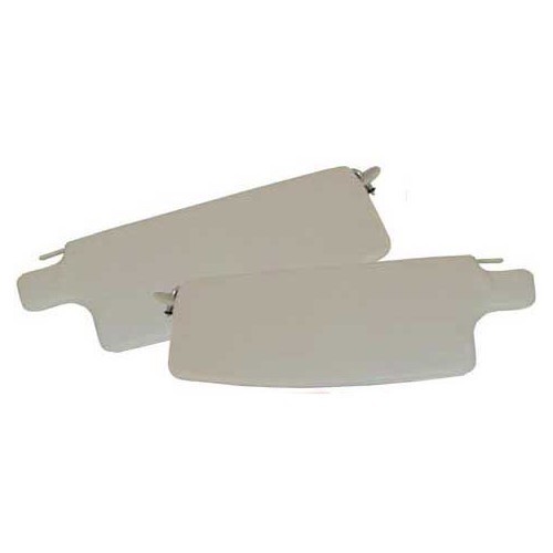  Off-white sun visors for Volkswagen Beetle 68-&gt; - 2 pieces - VB28002PW 