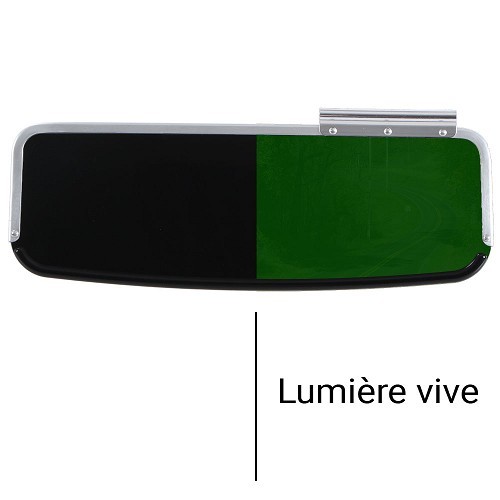  Left transparent green sun visor for Volkswagen Beetle 46 ->57 - VB28010-1 