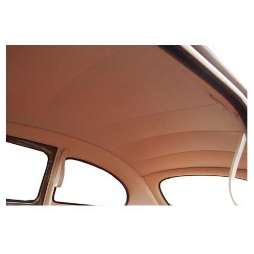  Ciel de toit Luxe en Mohair Beige pour Volkswagen Coccinelle 61 ->62 - VB28230-1 