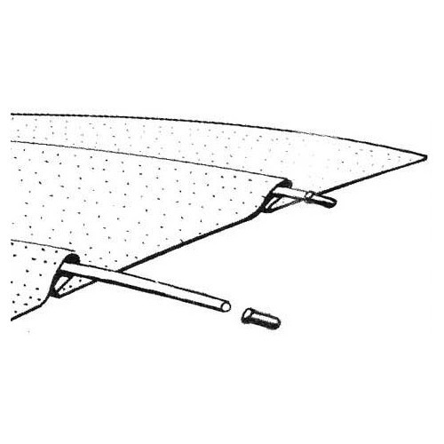     
                
                
    Baleine sur ciel de toit pour Volkswagen Cox - VB28602
