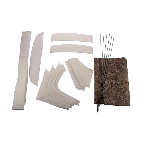  Roof insulation kit with ribs for Volkswagen Beetle Hatchback - VB28650 