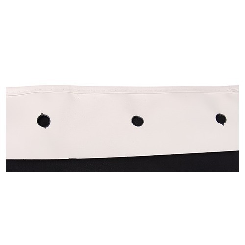 TMI Vinyl-Schiebeplane Supreme Pinpoint  Weiss für Volkswagen Beetle 57 -&gt;63 - VB28851