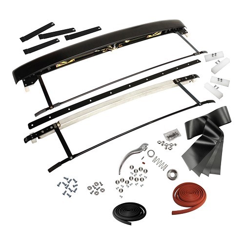  Complete ragtop sunroof kit for Volkswagen découvrable (08/1955-07/1963) - VB28877 