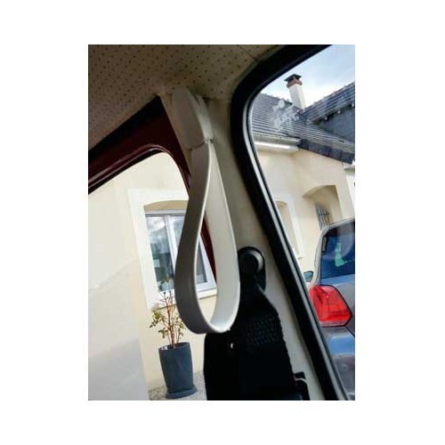  Maniglia laterale interna bianca per Volkswagen Cox 58 ->67 - VB30002-1 