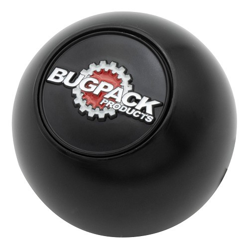 Pommeau de levier de vitesses noir rond BUGPACK - VB30404
