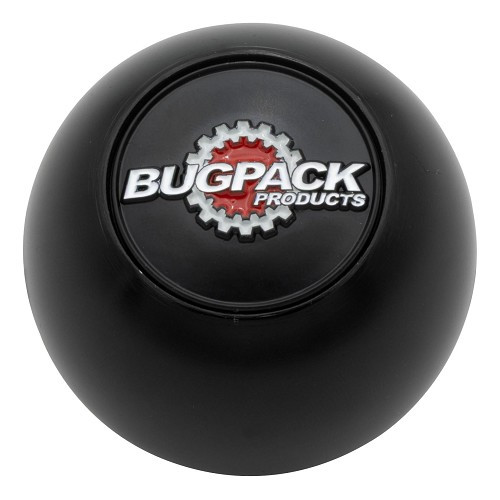     
                
                
    Pommeau de levier de vitesses noir rond "BUGPACK" - VB30404

