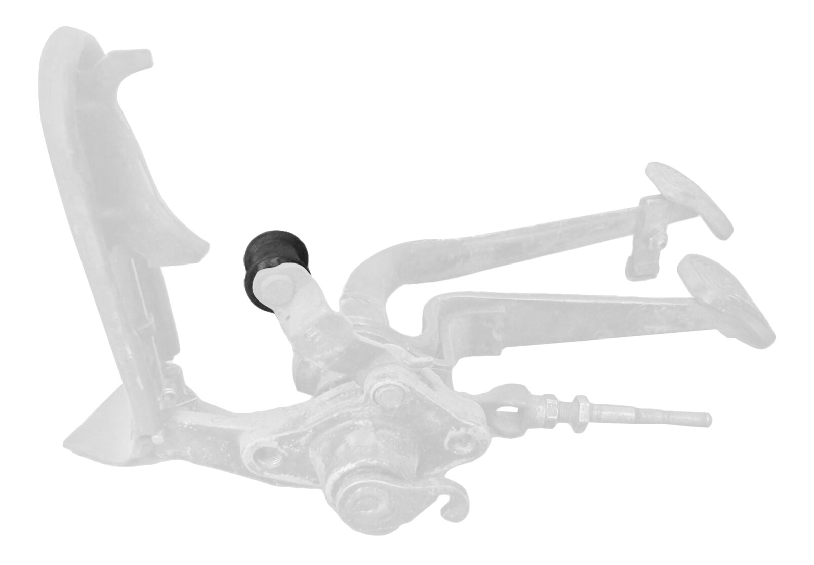 thumbnail image 2 of RNR Spares Beetle Accelerator Pedal Roller Wheel For 1965-1979 Classic T1 Bug – 311-721-521 2 of 6