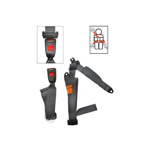     
                
                
    Statischer SECURON-Gürtel Grau 3-Punkt-Gurt - VB38004
