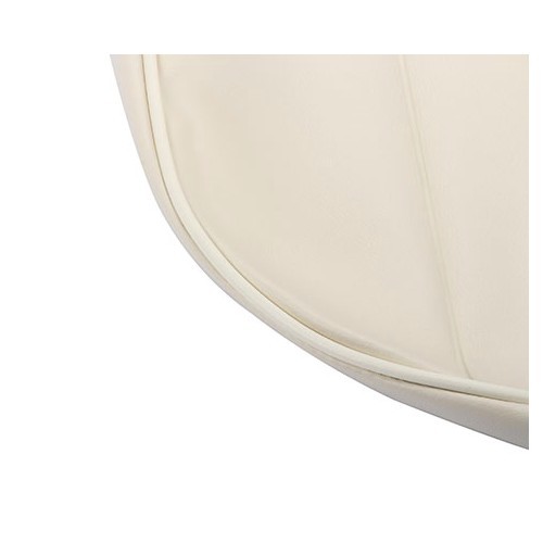  TMI stoelhoezen in glad crème vinyl voor Kever Sedan 58 ->64 - VB43112322-1 
