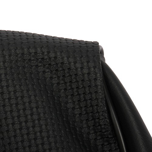  Embossed black vinyl TMI seat covers for Volkswagen Beetle Saloon 65 ->67 - VB43112401-1 